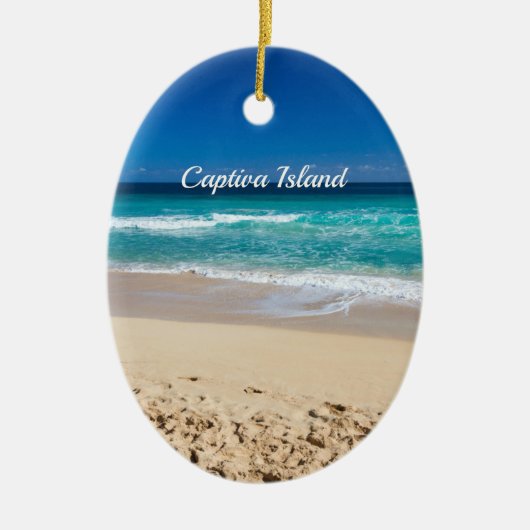 Captiva Island, Florida Keramisch Ornament (Voorkant)