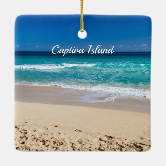 Captiva Island, Florida Keramisch Ornament (Achterkant)