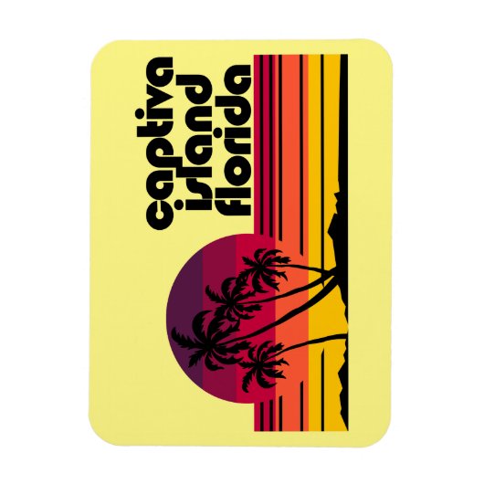 Captiva Island Florida Magneet (Verticaal)