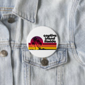 Captiva Island Florida Ronde Button 7,6 Cm (In situ)