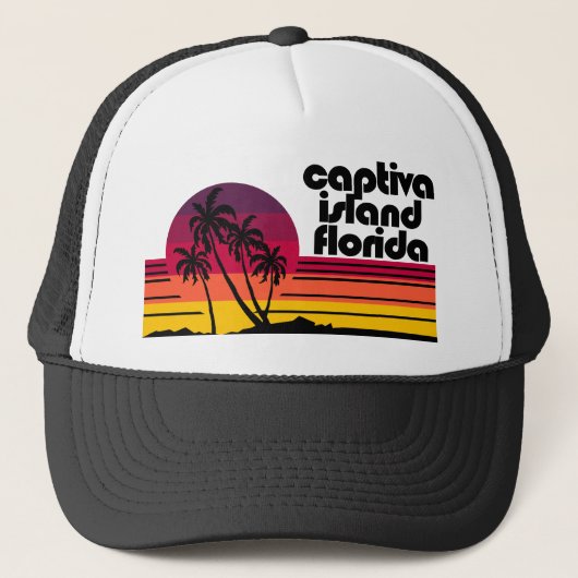 Captiva Island Florida Trucker Pet (Voorkant)