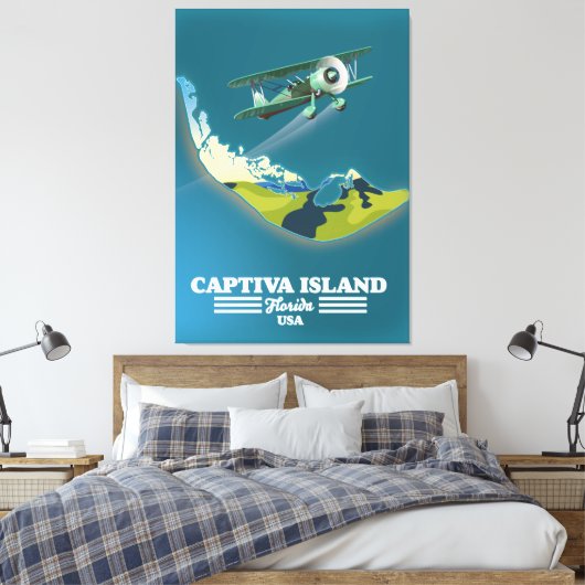 Captiva Island Florida Verenigde Staten Canvas Afdruk (Insitu (Slaapkamer))
