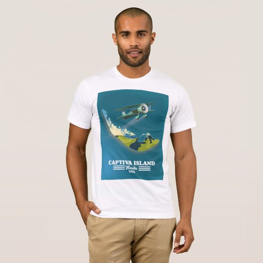 Captiva Island Florida Verenigde Staten T-shirt (Voorkant volledig)