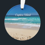 Captiva Island, Florida, zandstrand Ornament<br><div class="desc">Foto van het prachtige Captiva Island,  Florida</div>