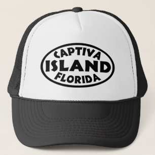 Captiva Island Florida zwart Trucker Pet