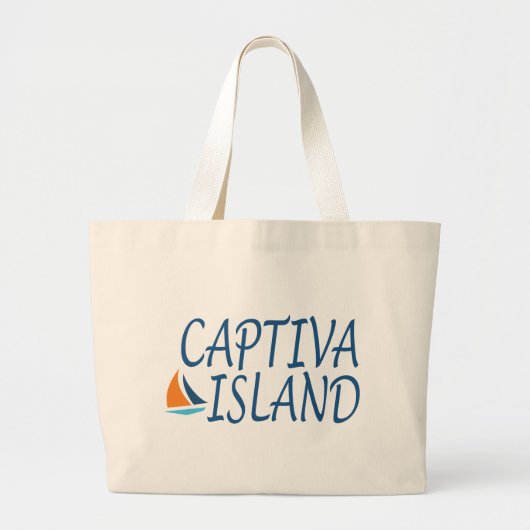 Captiva Island Grote Tote Bag (Voorkant)
