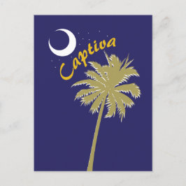 Captiva Island Night Briefkaart