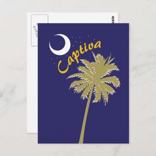 Captiva Island Night Briefkaart (Voorkant / Achterkant)