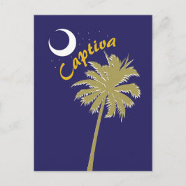 Captiva Island Night Briefkaart