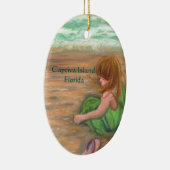 Captiva Island Princess Florida Art Keramisch Ornament (Rechts)