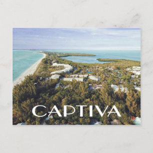 Captiva Island, Uitzicht van Florida Briefkaart