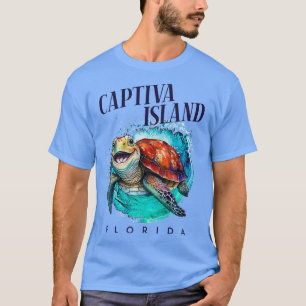 Captiva Island Waterverf Happy Zee Turtle T-shirt