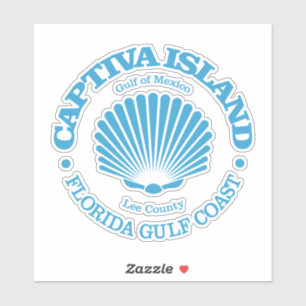 Captiva Island (zeeschelp) Sticker