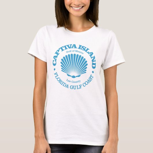 Captiva Island (zeeschelp) T-shirt (Voorkant)