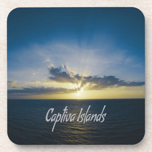 Captiva Islands Florida Bier Onderzetter (Voorkant)