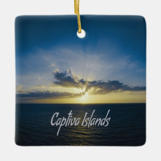 Captiva Islands Florida Keramisch Ornament (Voorkant)