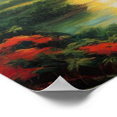 Captivating Crimson Sunset Poster (Hoek)