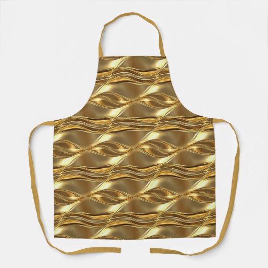 Captivating gold pattern schort (Voorkant)