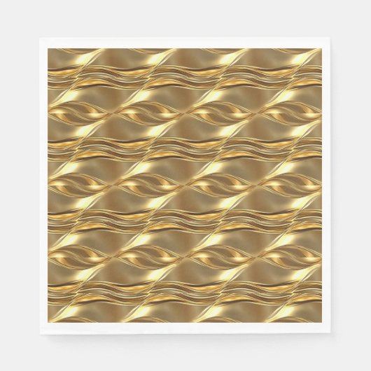 Captivating gold pattern servet (Voorkant)