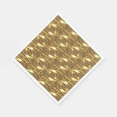 Captivating gold pattern servet (Hoek)