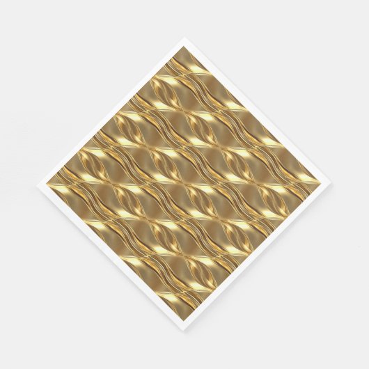 Captivating gold pattern servet (Hoek)
