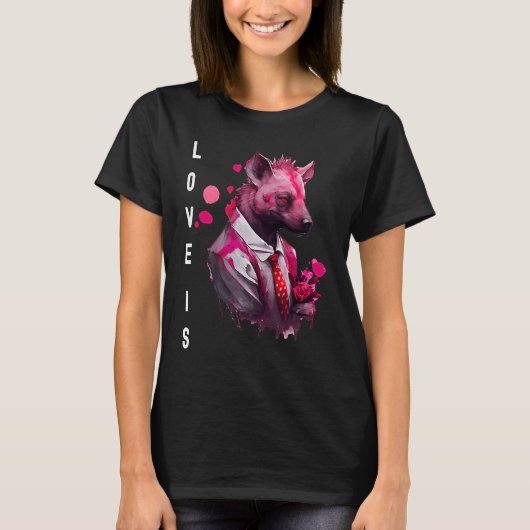 Captivating Love is With Heart Animal Valentine's  T-shirt (Voorkant)