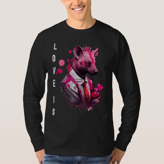 Captivating Love is With Heart Animal Valentine's  T-shirt (Voorkant)
