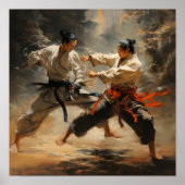 Captivating Martial Arts Masterpiece - Empowering Poster (Voorkant)