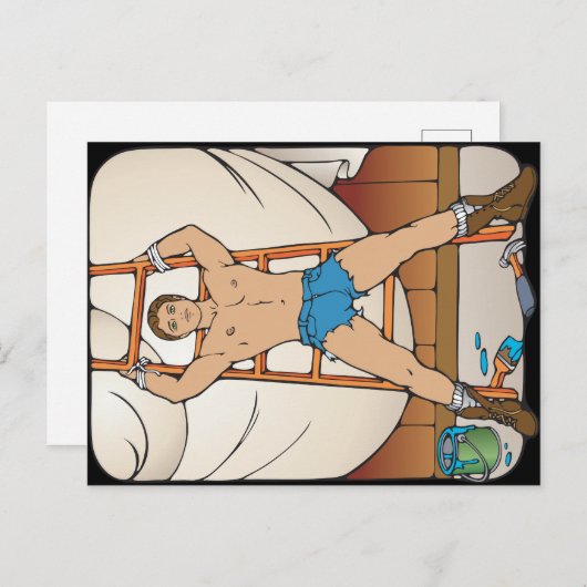 captive hunk Briefkaart (Voorkant / Achterkant)