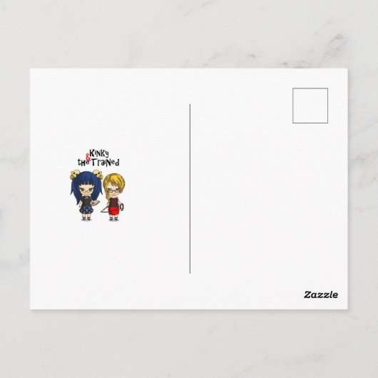 captive hunk Briefkaart (Achterkant)