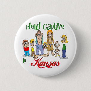 Captive in Kansas Ronde Button 5,7 Cm