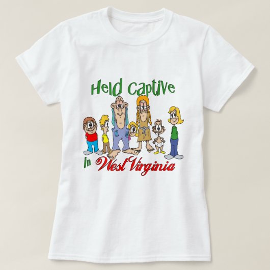 Captive in West Virginia T-shirt (Design voorkant)
