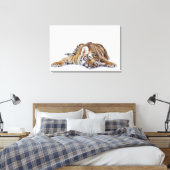 Captive, Zuid-Afrika 2 Canvas Afdruk (Insitu (Slaapkamer))