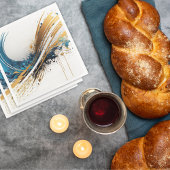 Captiverende Abstracte Feestservetten Blauw Goud Servet