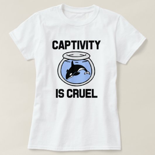 Captiviteit is het shirt van wrede vrouwen (Design voorkant)