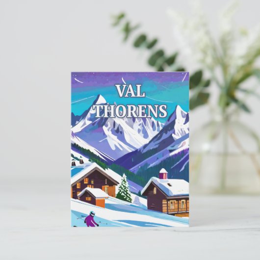 Captuez de Val Thorens Briefkaart (Staand voorkant)