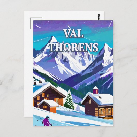 Captuez de Val Thorens Briefkaart (Voorkant / Achterkant)