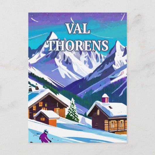 Captuez de Val Thorens Briefkaart (Voorkant)