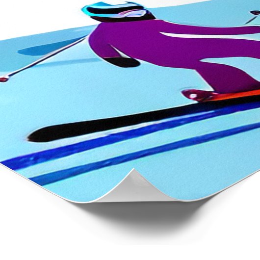 Captuez de Val Thorens Poster (Hoek)