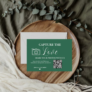 Capture de Liefde Trouw QR Code Fotokaart Kaart