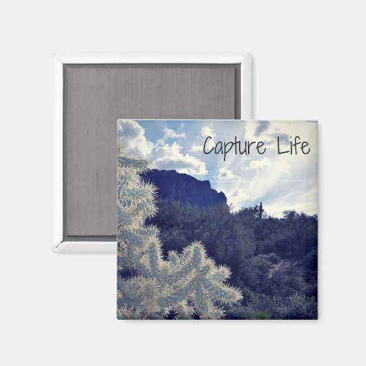 Capture Life Magnet van het Bijgeloof Bergen (Voorkant / Achterkant)