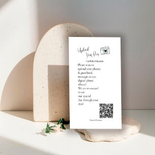 Capture Love QR-code Huwelijksgast Foto Delen Informatiekaartje