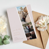 Capture Love Wedding Sla de datum op Folie Uitnodiging