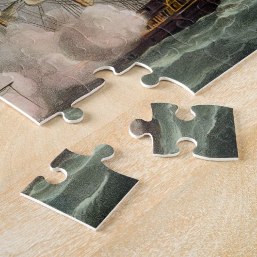 Capture of L'Immortalite, 20 oktober 1798, from Legpuzzel (Zijkant)