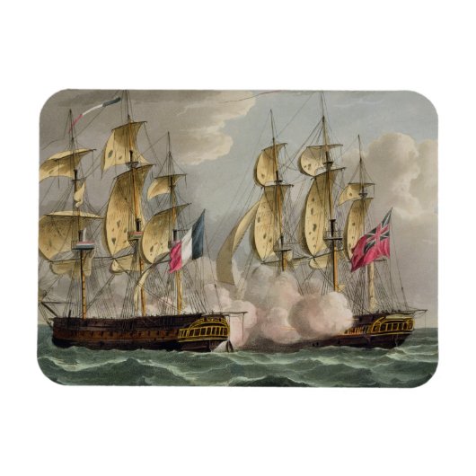 Capture of L'Immortalite, 20 oktober 1798, from Magneet (Horizontaal)
