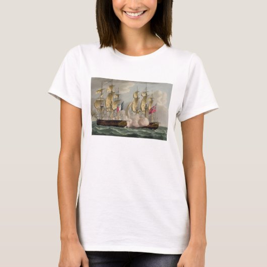 Capture of L'Immortalite, 20 oktober 1798, from T-shirt (Voorkant)