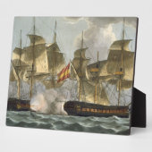 Capture of the Mahonesa, 13 oktober 1796, engrav Fotoplaat (Zijkant)