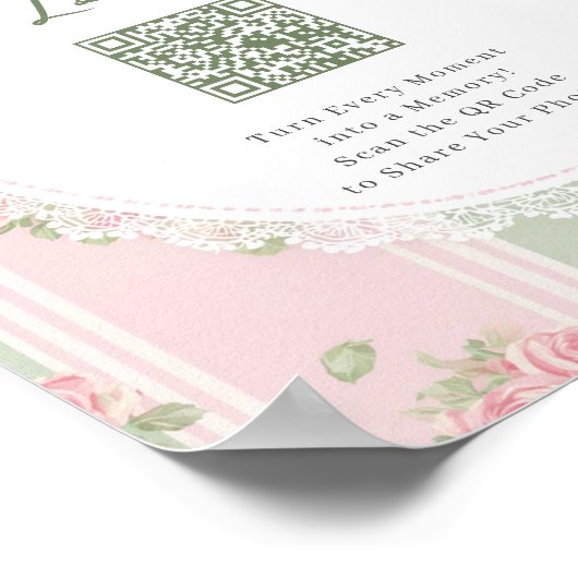 Capture The Love Bridal Shower QR code Poster (Hoek)