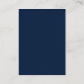 Capture the Love QR-code bruiloft kaart navy goud (Achterkant)