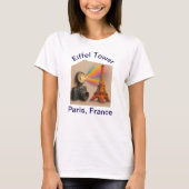 Capture the Magic of the World – Eiffel Tower T-shirt (Voorkant)